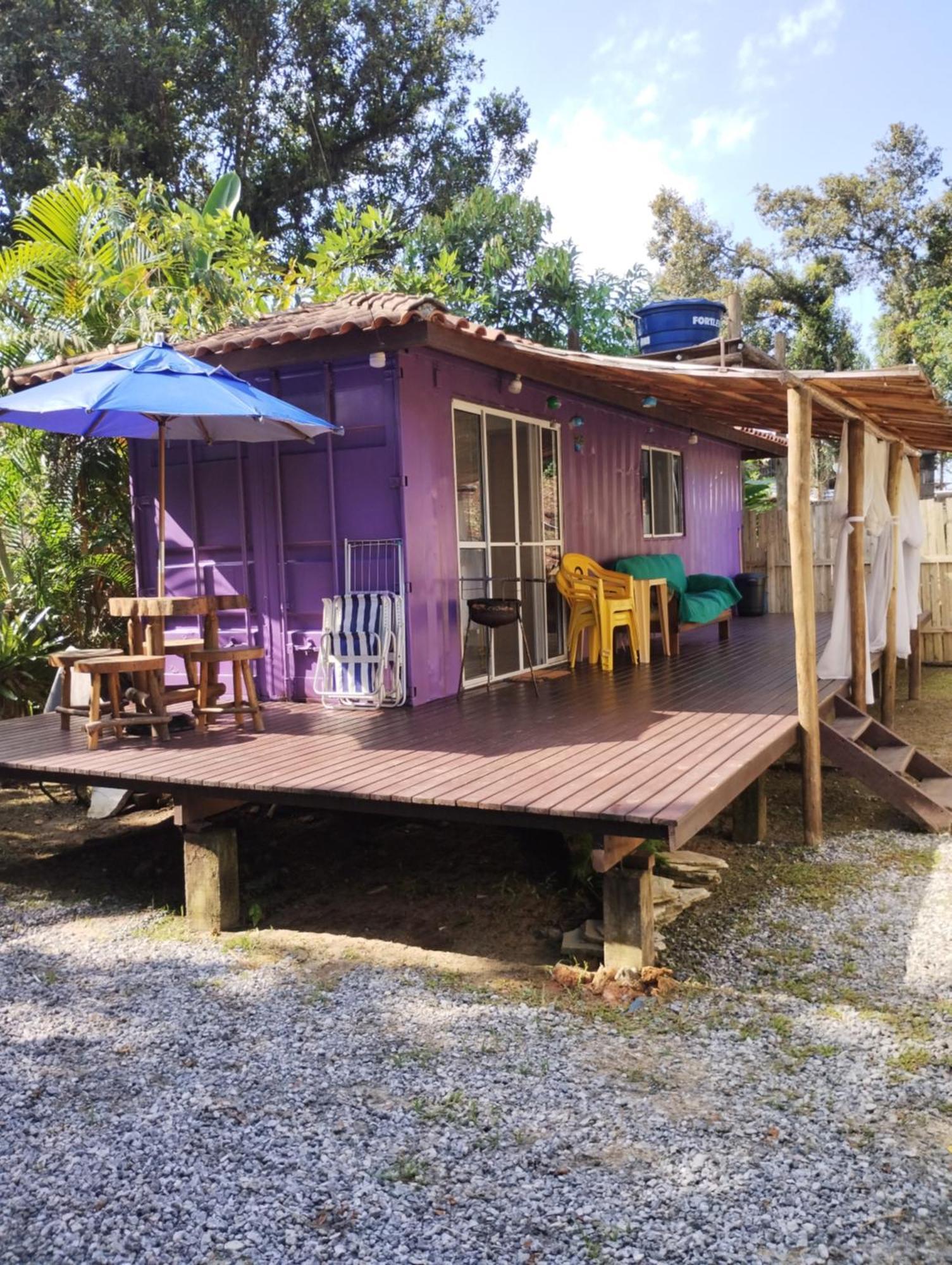 Kitnet Conteiner Climatizada Villa Ubatuba Dış mekan fotoğraf